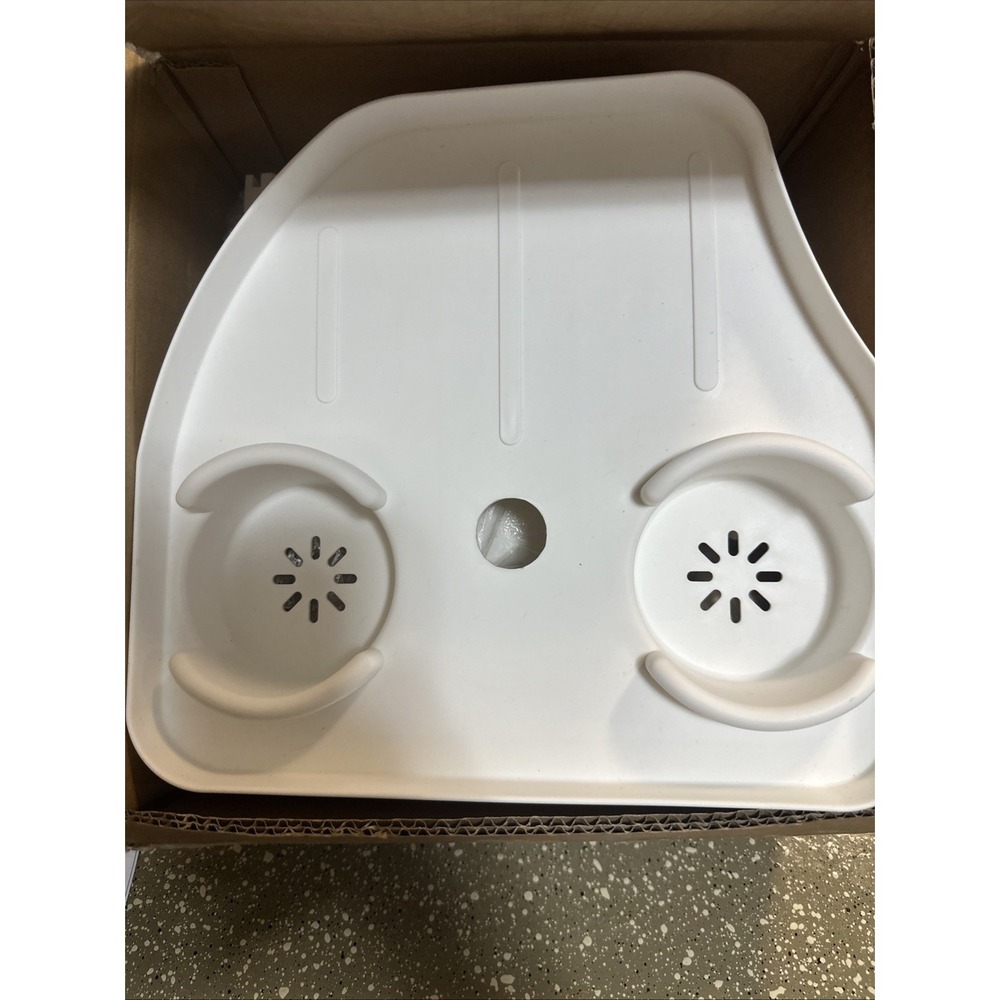 POOLCOMFT 3-in-1 Adjustable Hot Tub Tray Table with Cup Holder Phone Holder,
